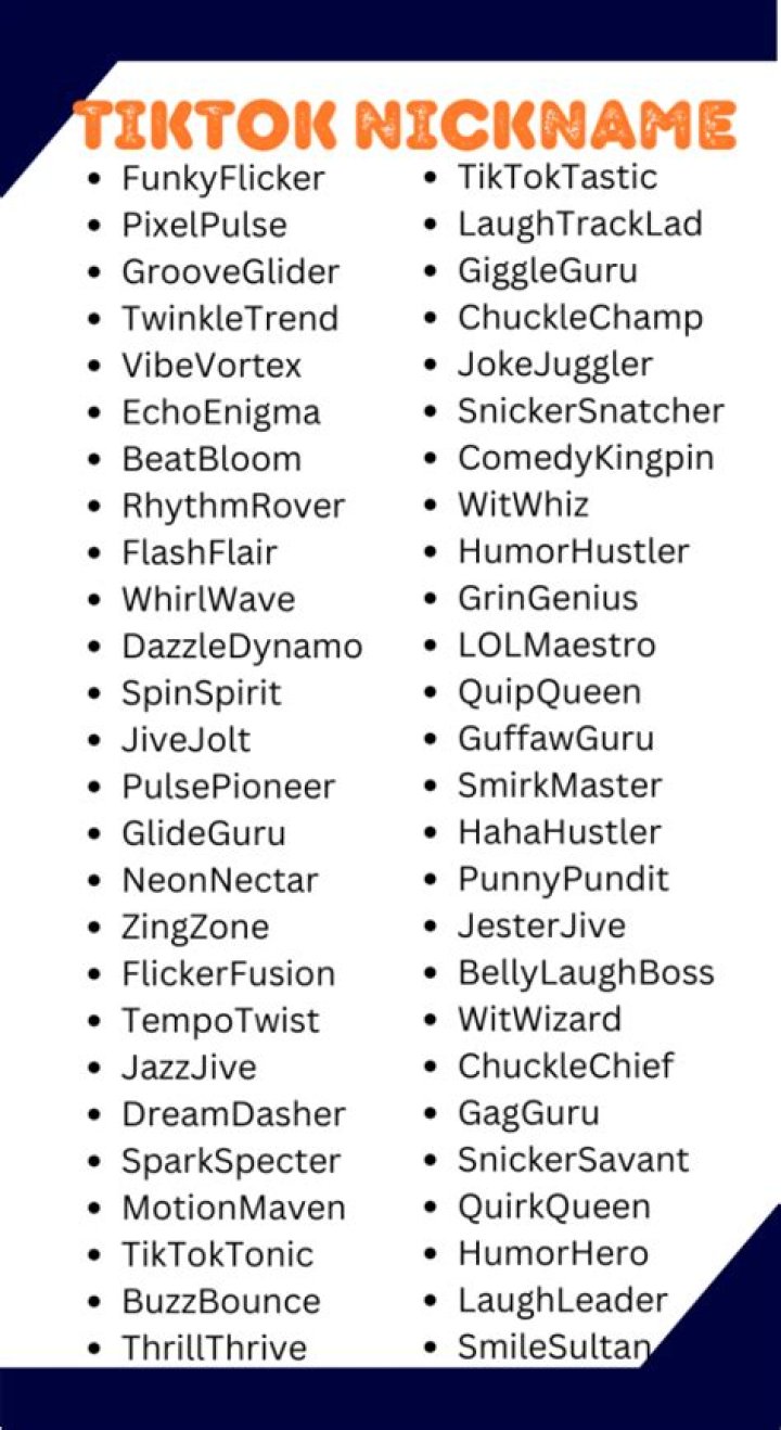 Creative TikTok Nicknames: Stand Out In The Crowd