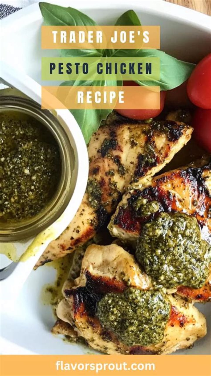 Deliciously Easy Trader Joe's Pesto Chicken In Oven
