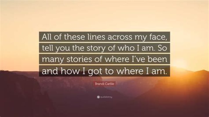 Embracing The Journey: These Lines Across My Face