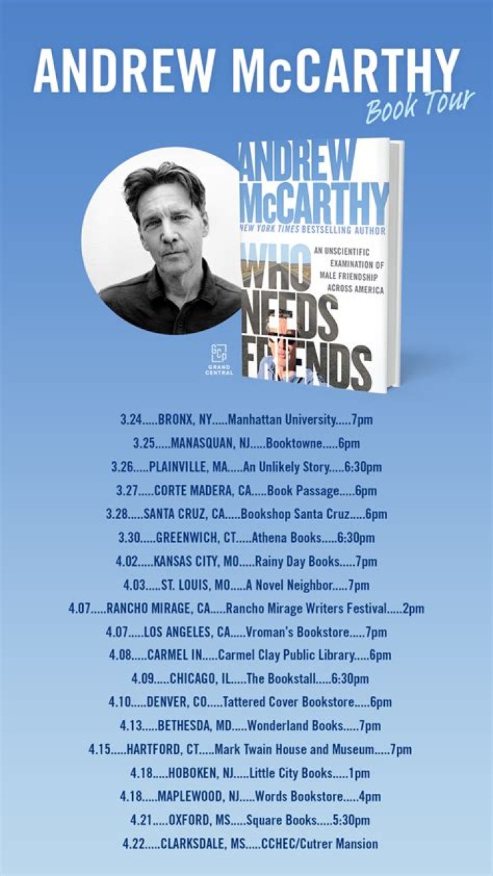 Exploring The Literary Journey Of Author Andrew McCarthy