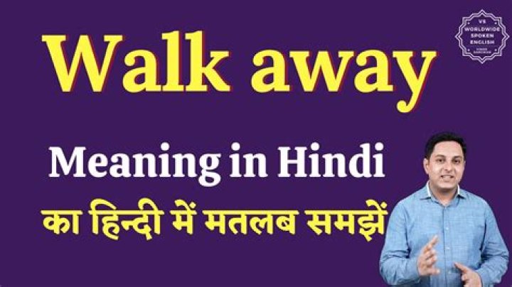 Exploring The Walkaway Meaning: Understanding Its Depth And Implications