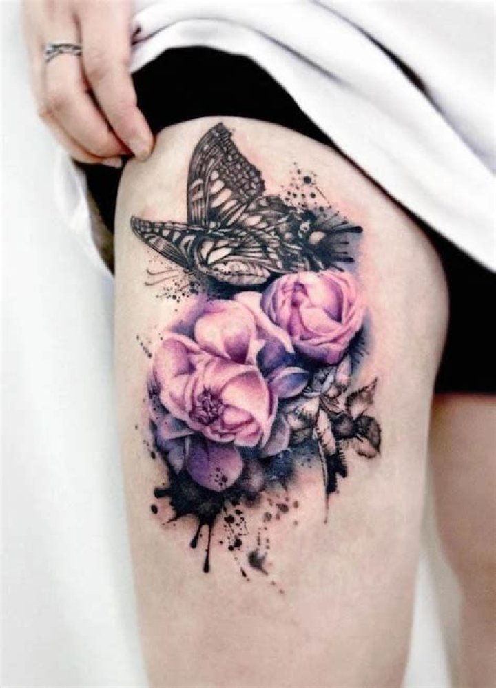 Inked Expressions: The Allure Of Front Thigh Tattoos