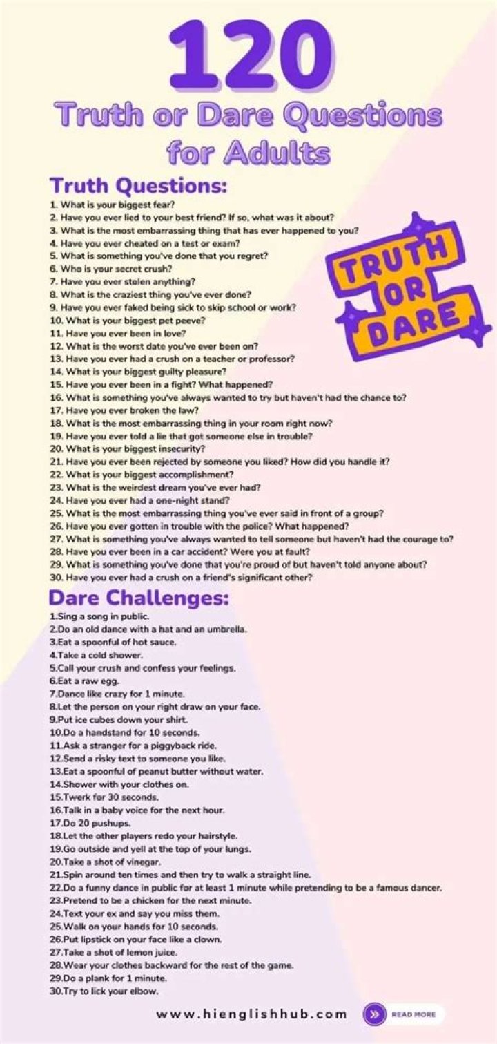 Unleashing Fun: Truth Or Dare Questions For Adults