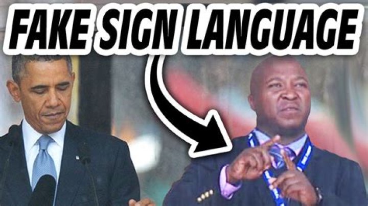 Unmasking The Truth Behind The Fake Sign Language Interpreter Phenomenon